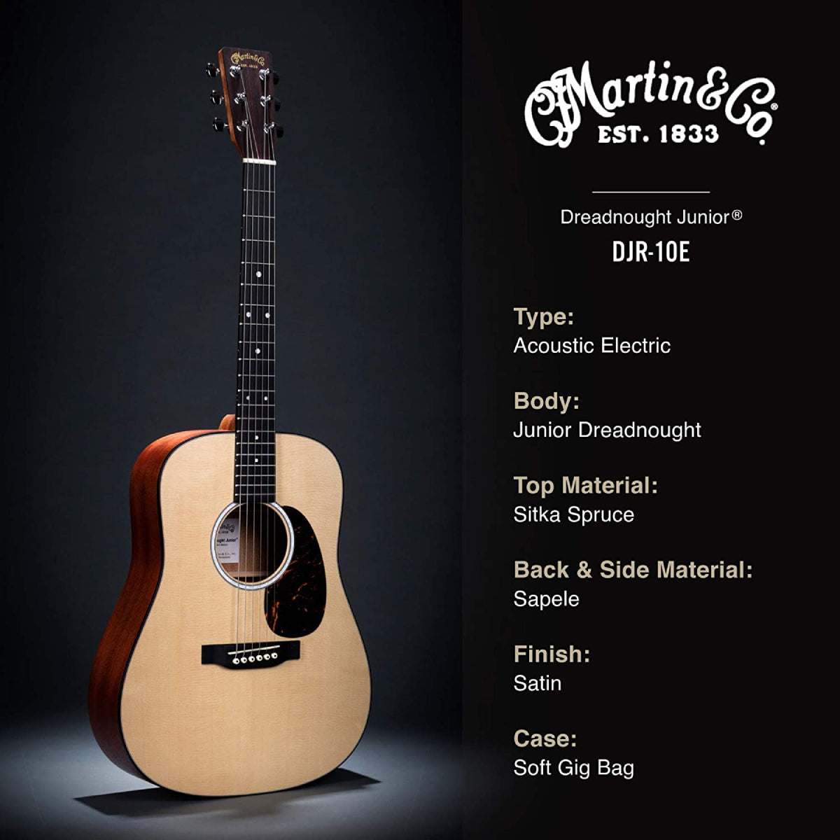 Martin DJR10E-01 Junior Series Acoustic