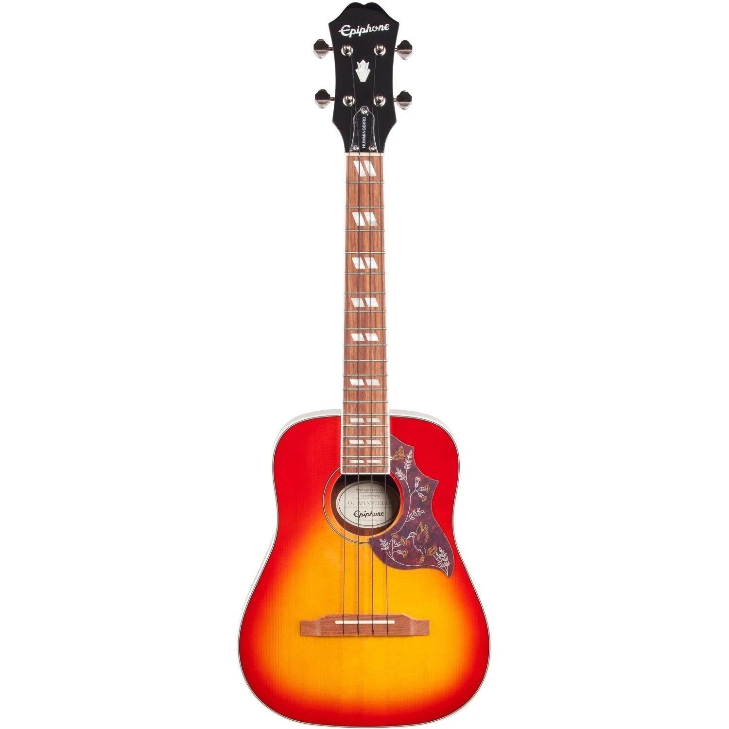 Ukulele Epiphone Hummingbird Tenor, Faded Cherry