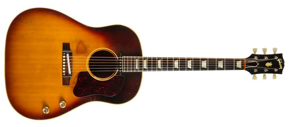 John Lennon's Gibson J-160E . Most Expensive Acoustic Guitar