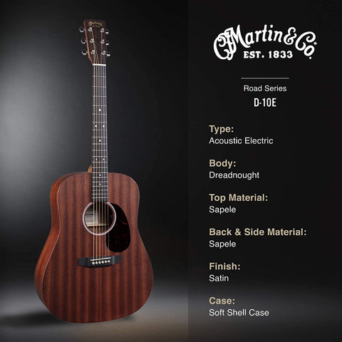 Martin D10E-01 Sapele is the best choice for professional players at a price of 20 million