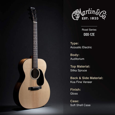 Guitar Martin 000-12E KOA