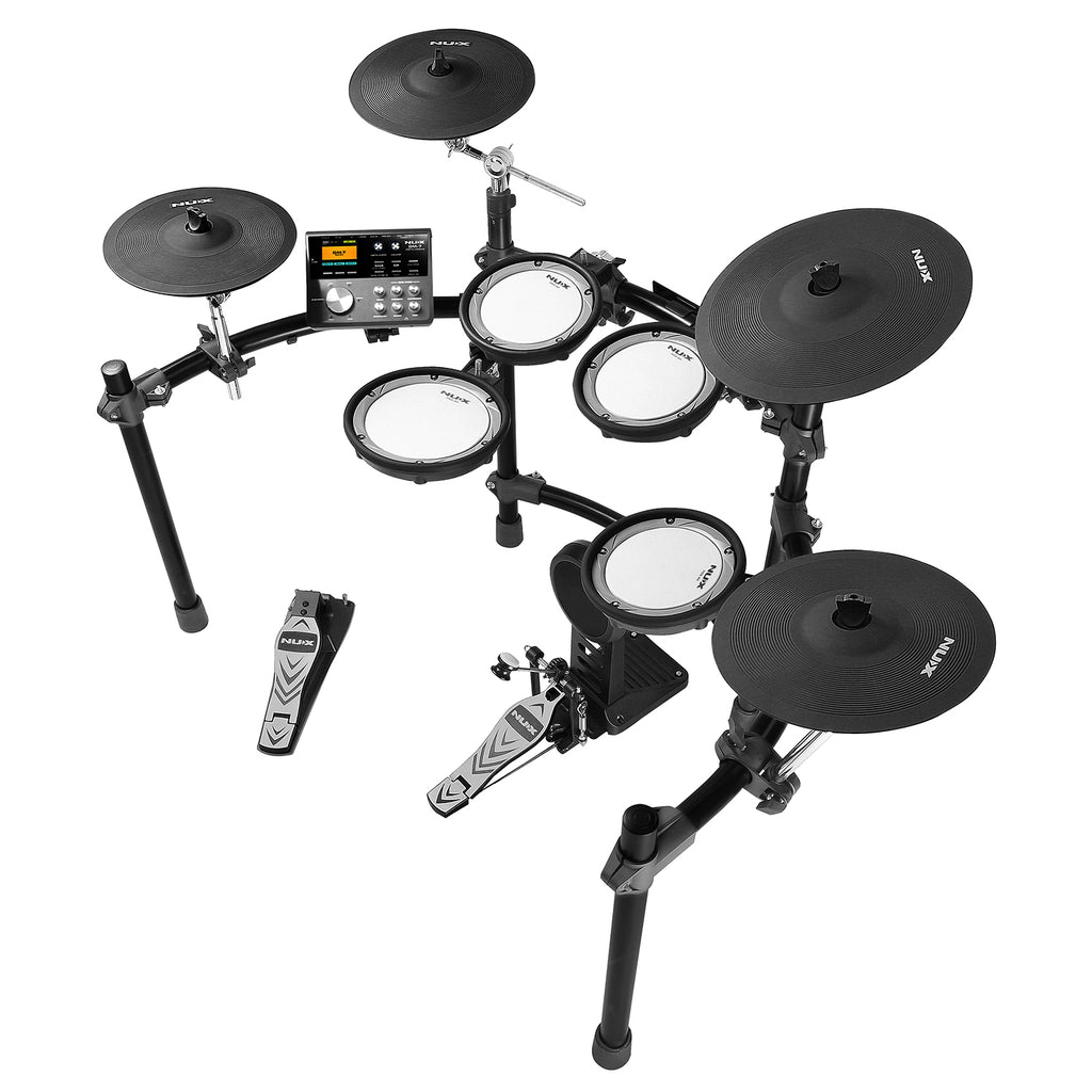 Compact, space-saving - Nux electronic drum set.