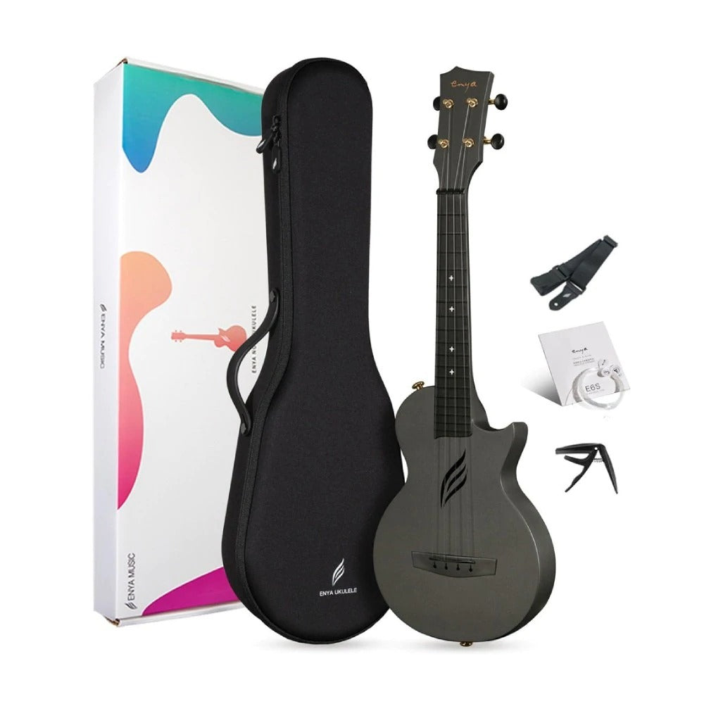 Ukulele Enya Nova U Concert, Black