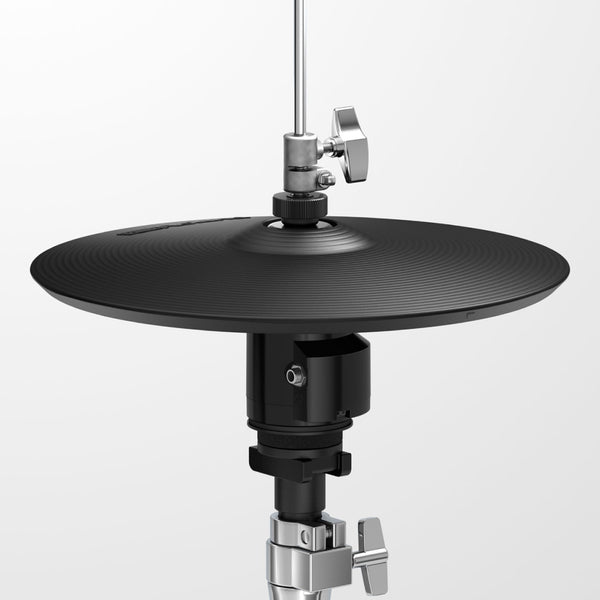 The hi-hat is ideally used with a stand