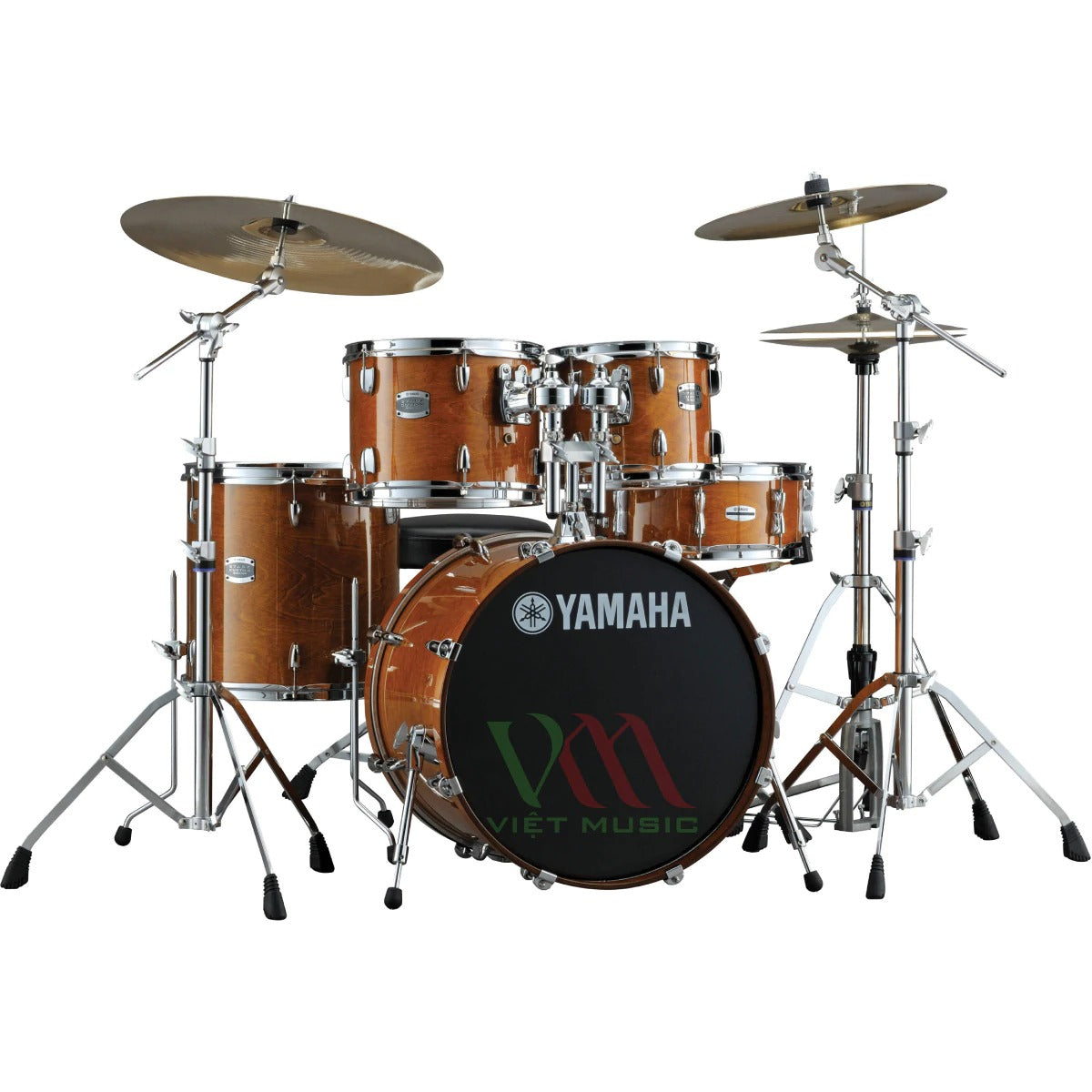 Jazz Drums Yamaha Stage Custom SBP2F5 Most Popular Drum Kits