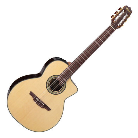 Takamine TC135SC uses solid Sitka spruce for the top, rosewood back and sides, CTP-3 preamp pickup system