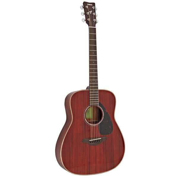 The Yamaha FG850 is an all Mahogany guitar with a beautiful plum gloss finish