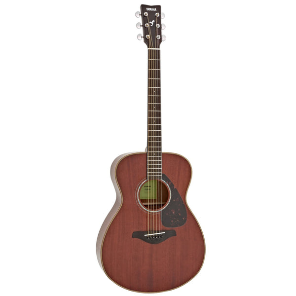Yamaha FS850 all Mahogany with solid top, Concert shape guitar suitable for those with small bodies