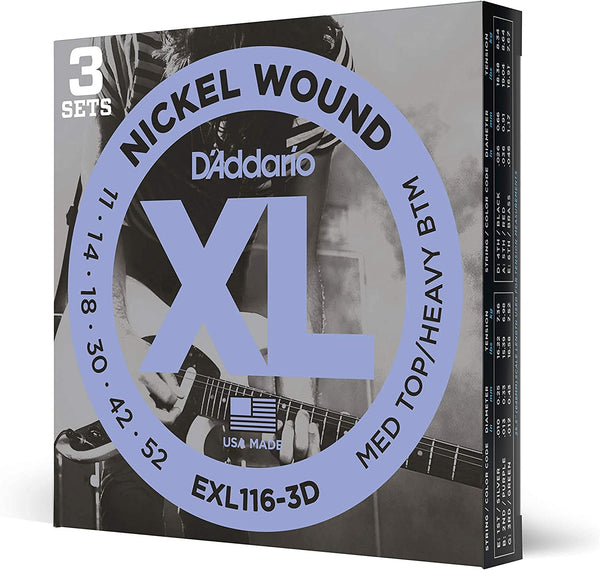 addario EXL116 Nickel Wound