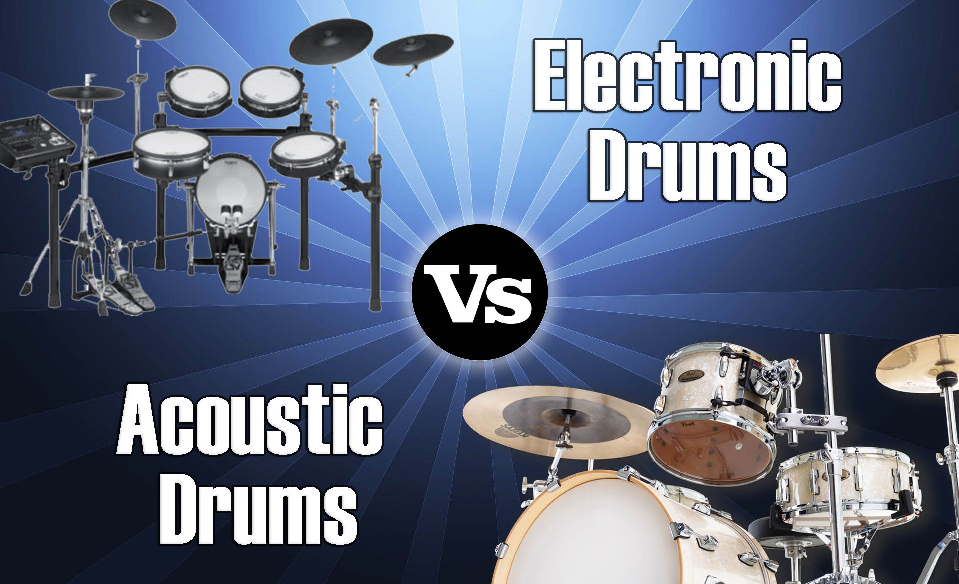 Choose Jazz or Electric drums for beginners