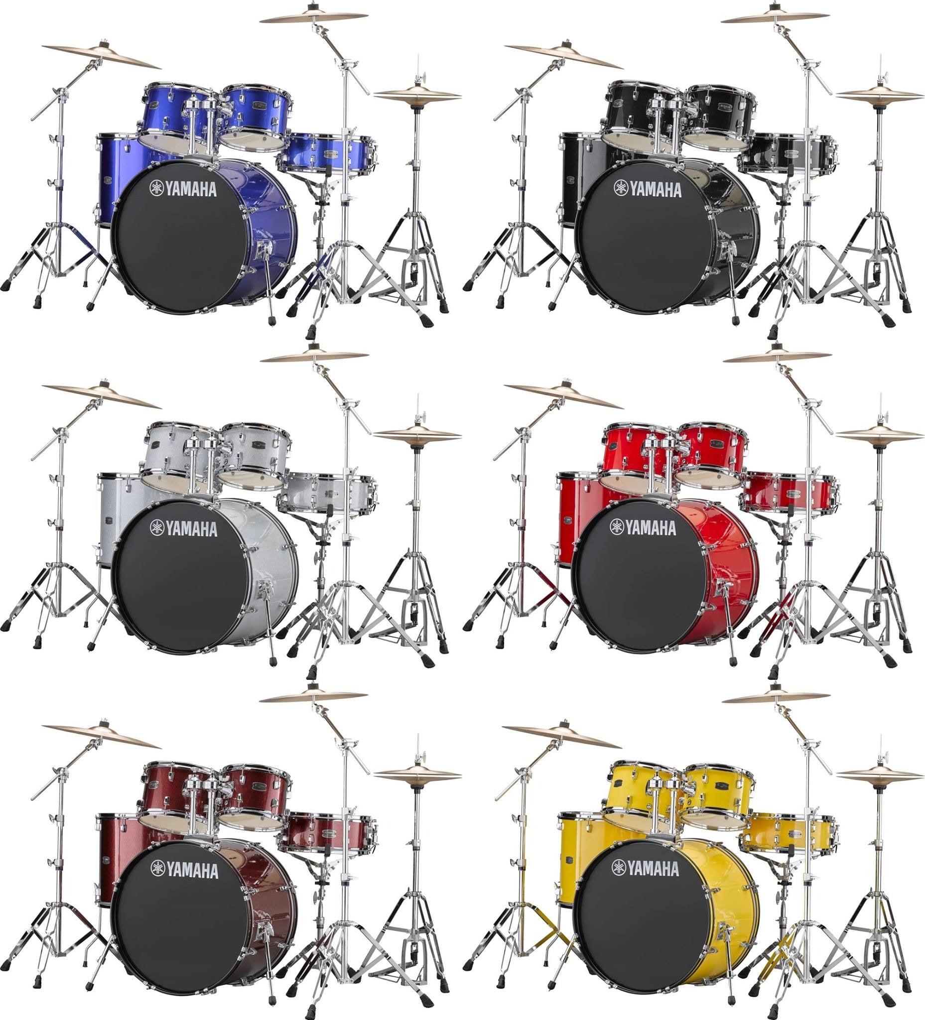 6 colors Yamaha Rydeen RDP2F5 . drums