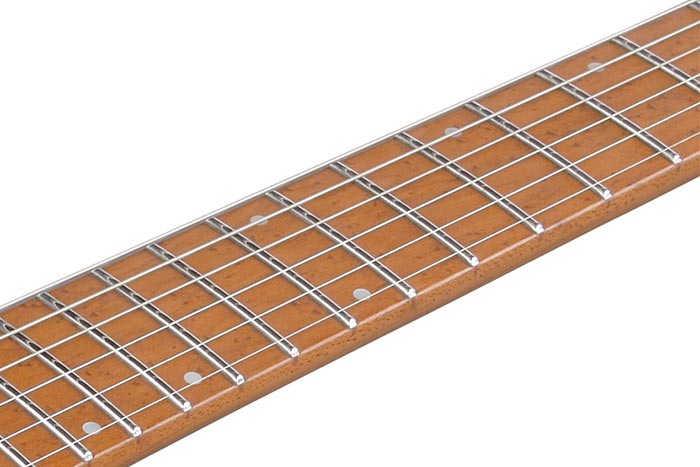 Heated Birdseye Maple fingerboard