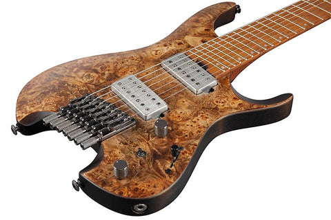 Nyatoh/Poplar Burl Top Wood Body Ibanez QX527PB