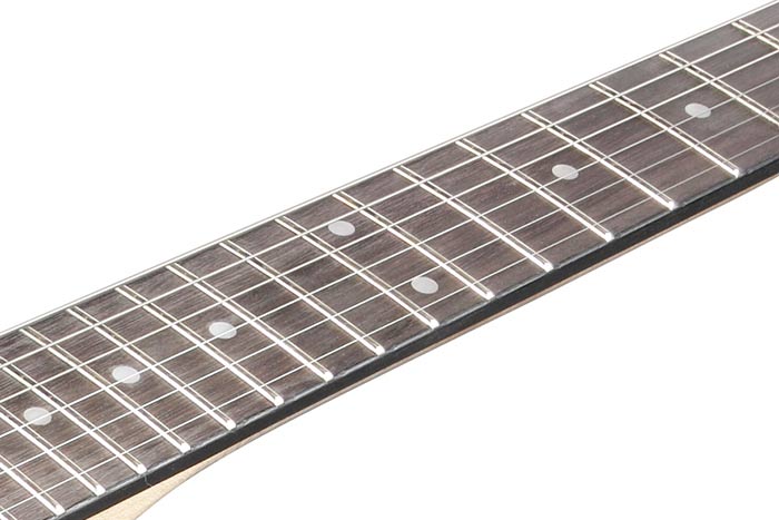 Purpleheart fretboard