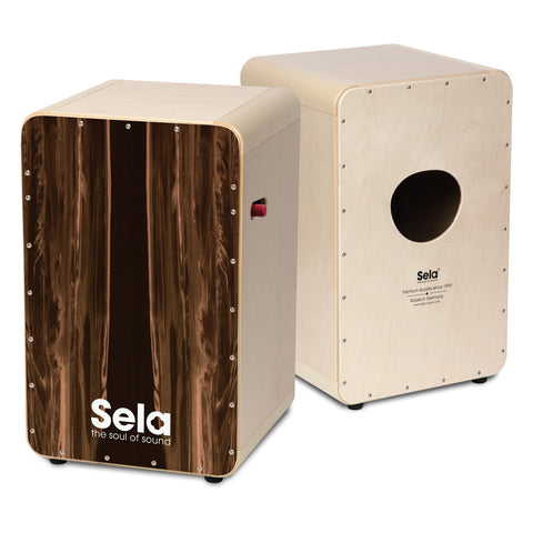 Cajon Sela drums are designed for comfort and optimal sound