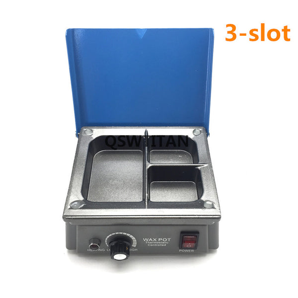 Dental LED Display 4-Well Wax Heater Dipping Pot Portable Analog