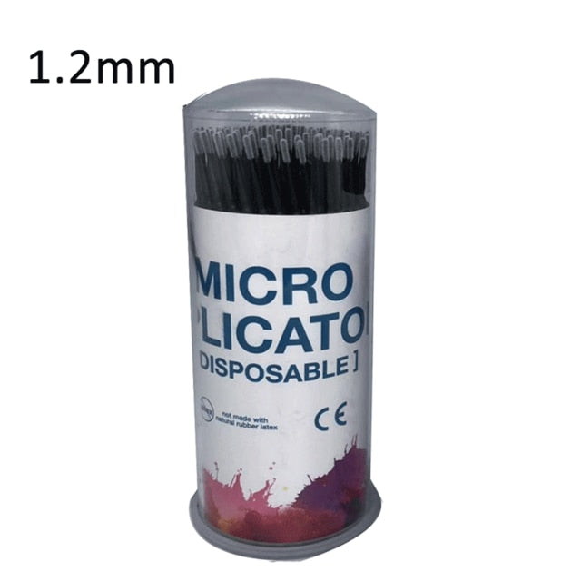 400pcs Dental Disposable Micro Applicator Brush Bendable 1.2/1.5