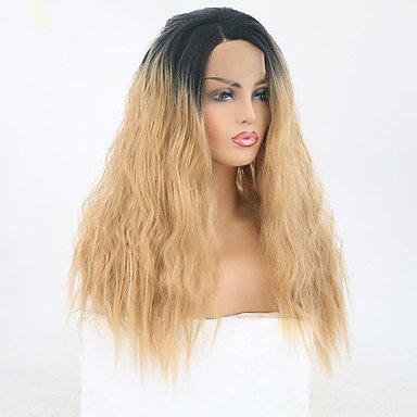 Wigs Synthetic Lace Front Wavy Blonde Side Part Synthetic Hair Adjusta Ninthavenue Europe