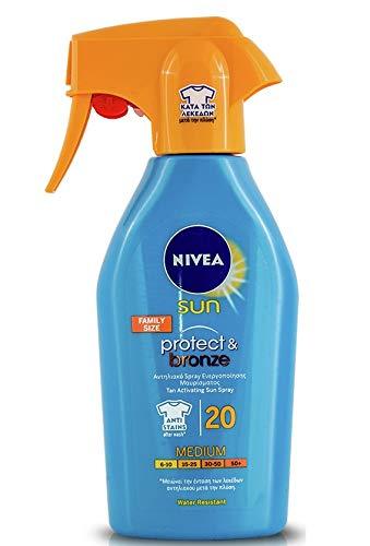 Nivea Sun Protect & Bronze Sun Spray SPF 20 Medium 300ml | NinthAvenue - Europe