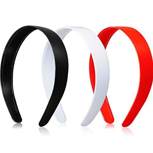 3 Pieces 1 Inch Wide Plastic Headbands With Teeth Plain Hard Plastic H Ninthavenue Europe