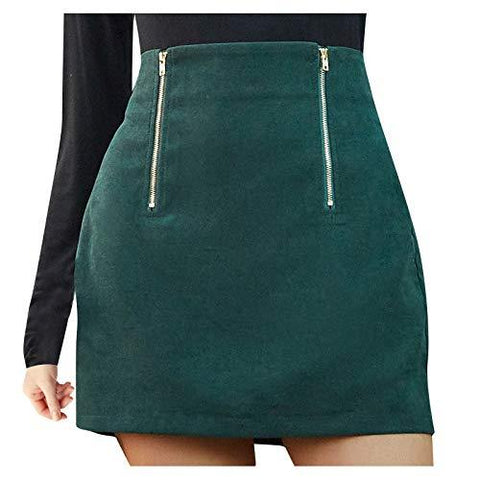 high waisted pencil skater skirt