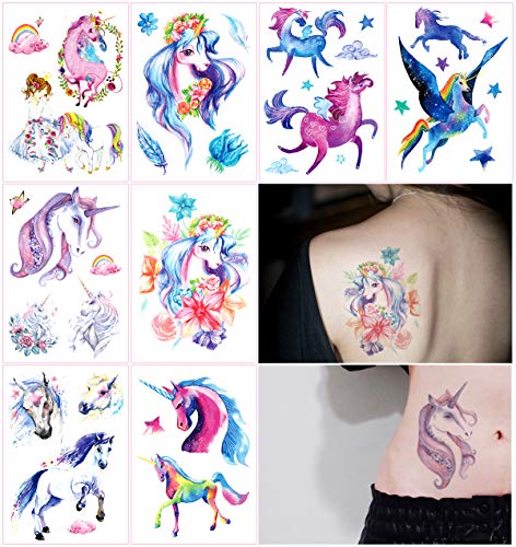 Oottati 8 Sheets Temporary Tattoo Arm Leg Fake Stickers Hand Paint F Ninthavenue Europe