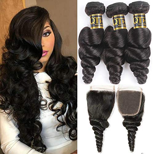 qt hair bundles with lace frontal