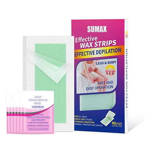 Wax Strips 40 Strips Body Wax Strips For Women Body And Legs Bikini Ninthavenue Europe