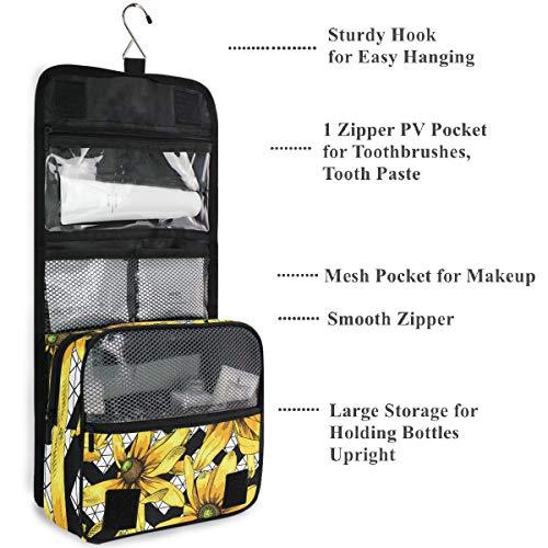 Toiletry Bag Travel Bag Hanging Hook Floral Pattern Waterproof Cosme Ninthavenue Europe