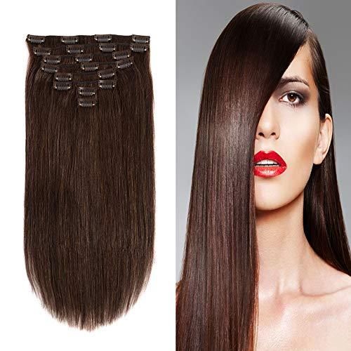 e hair extensions clip in