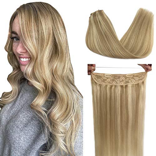 human hair extensions halo crown