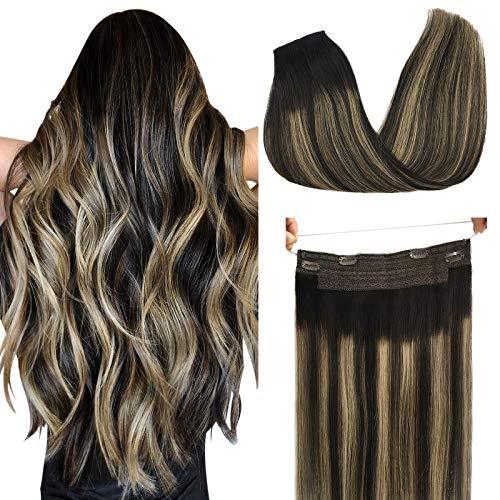 human hair extensions halo crown