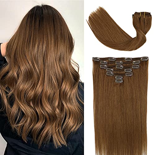 e hair extensions clip in