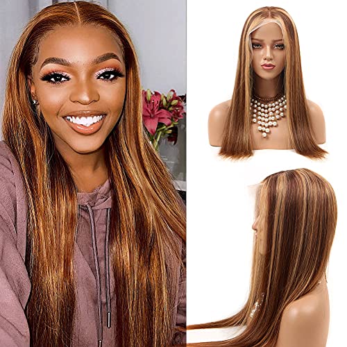 lace frontal middle part 4 4 brown