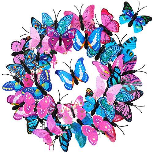 Download 24 Pieces Butterfly Hair Clips Colorful Barrettes 3d Halloween For Wom Ninthavenue Europe