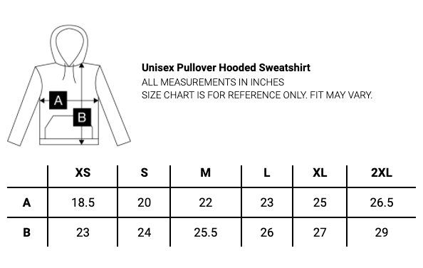 SWEATSHIRT SIZE CHART (IND_SS4500) - Tegan and Sara Store