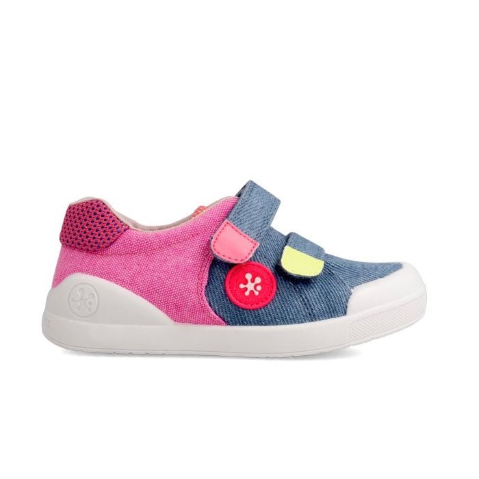 Desempacando látigo dormir Biomecanics - BIOEVOLUTION Canvas - Vaquero Pink – Two Giraffes Children's  Footwear