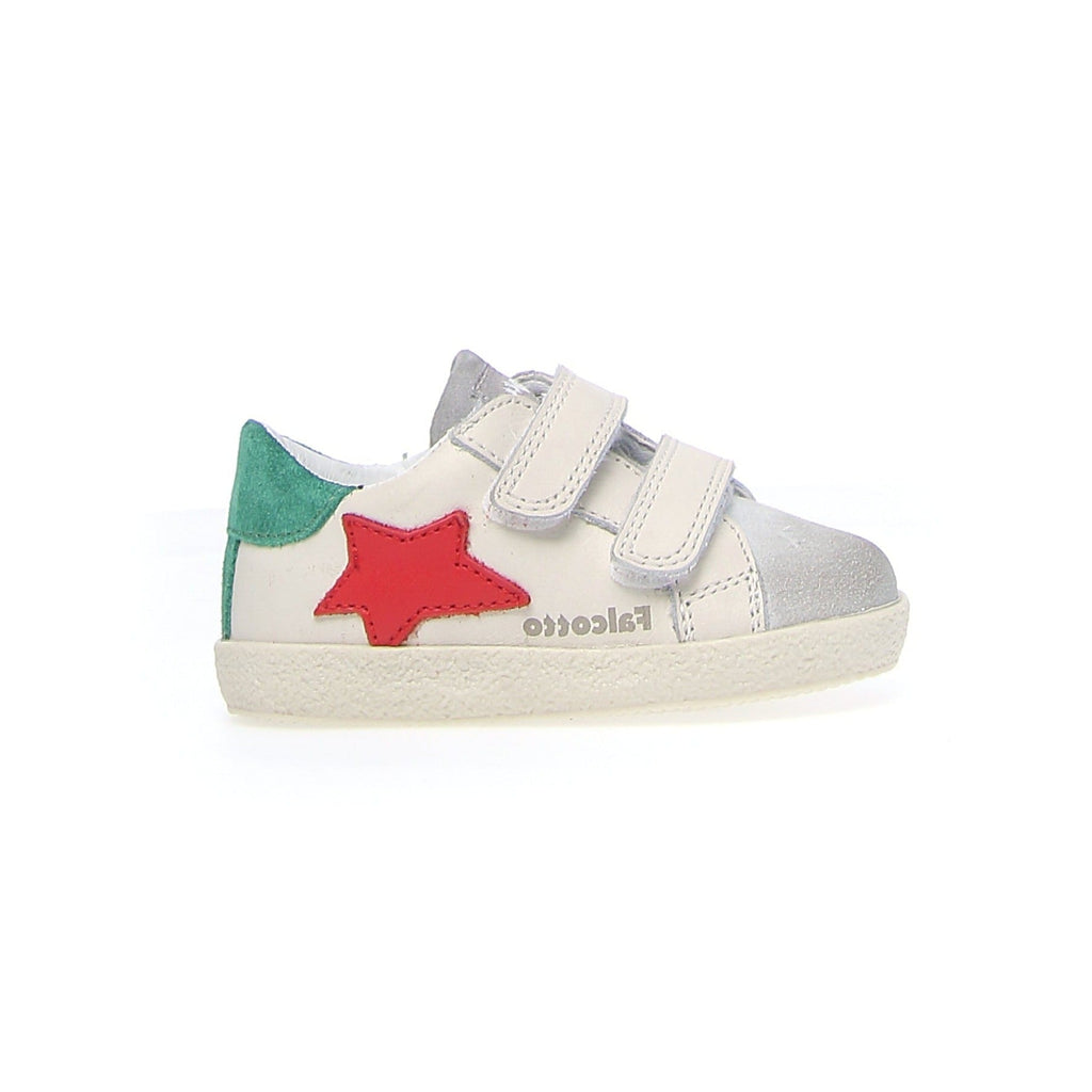 Falcotto - Alnoite - White/Red - Two Giraffes Children's Footwear