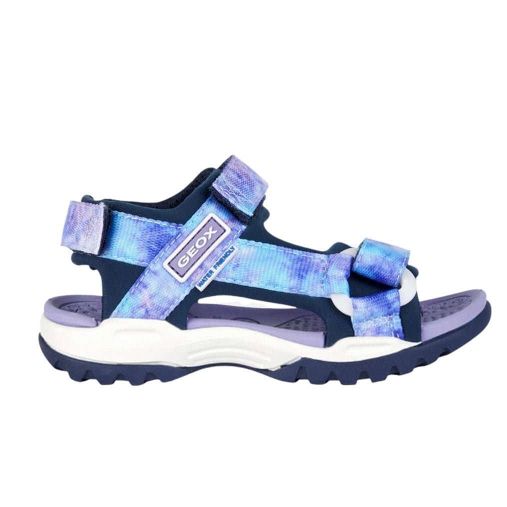 Geox - Borealis Girls Sandal - Navy/Violet – Giraffes Children's Footwear