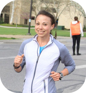 Girl running picture