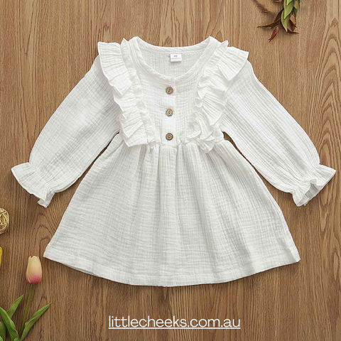 kids linen dress australia