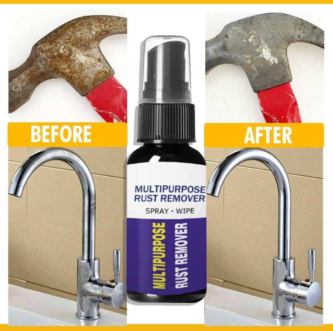 auto rust remover spray