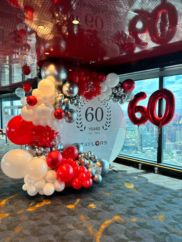 Taylor's Corporate Christmas party Eureka Tower 89 Melbourne Fairytale Balloons event styling