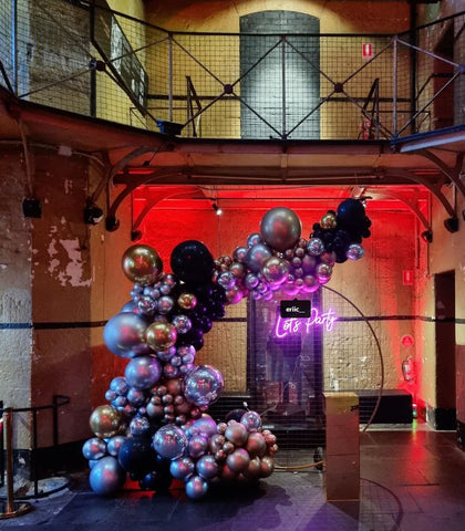 Melbourne Gaol Jail Event Balloons Styling Decoration