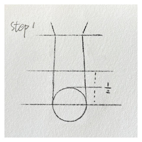 realistic nose drawing steps