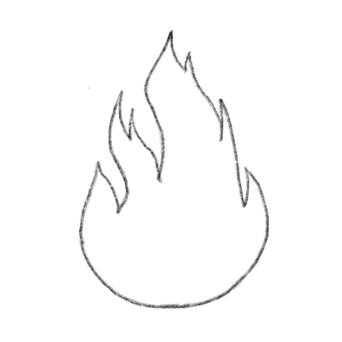 How to Draw a Flaming Skull - Really Easy Drawing Tutorial