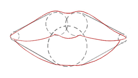 realistic mouth sketch