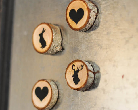 Create your own slice of style with DIY wood magnets