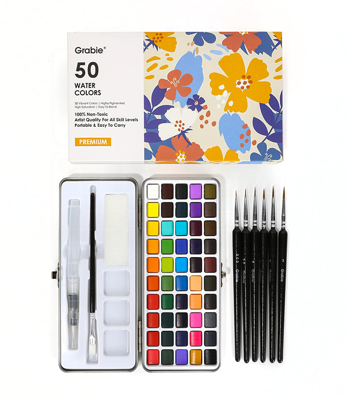 Crayola 24ct Watercolor Paints with Brush 