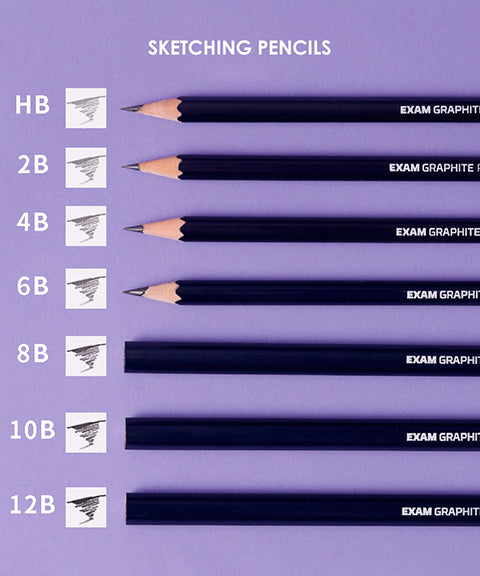 24 Pcs Sketching and Drawing Pencil Set With Owl Canvas Wrap - Grabie® - Grabie®